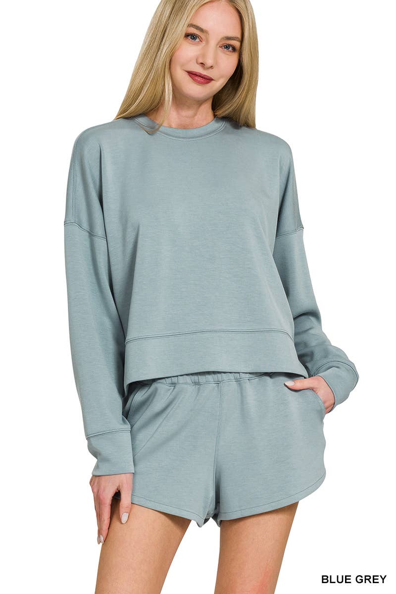 `Scuba Top & Dolphin Shorts 2PC Set Zenana