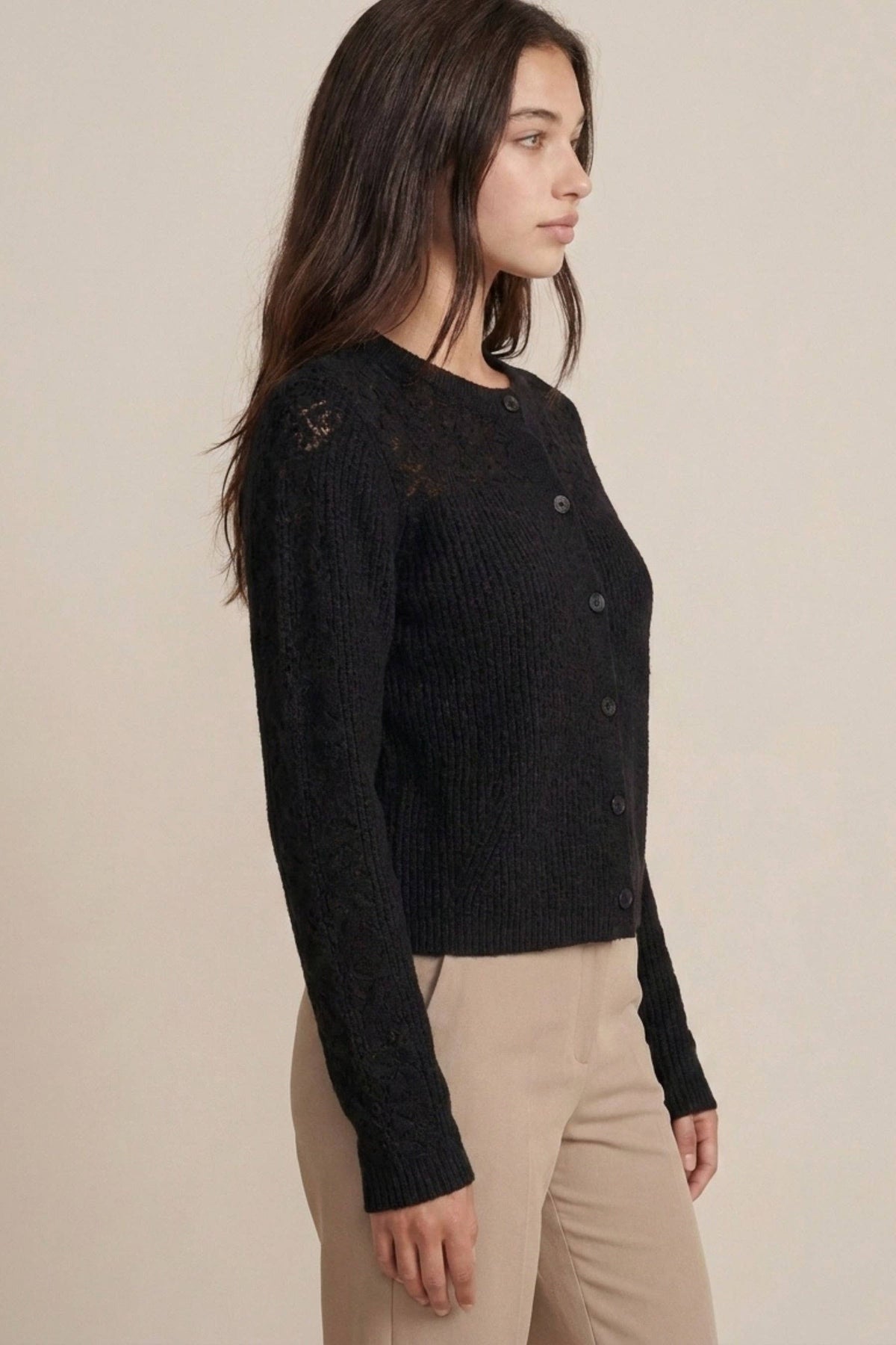 Pointelle Cardigan