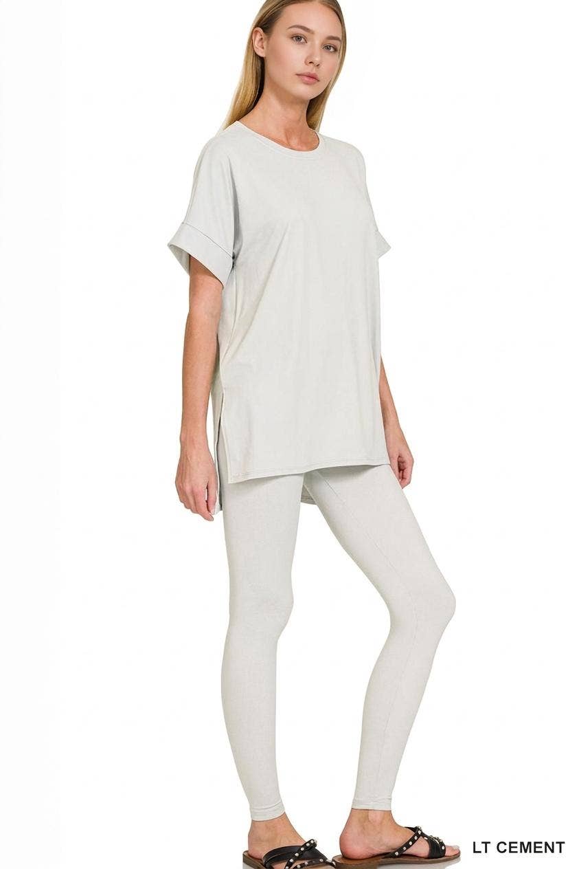 Microfiber Soft Loungewear 2pc Set - Zenana