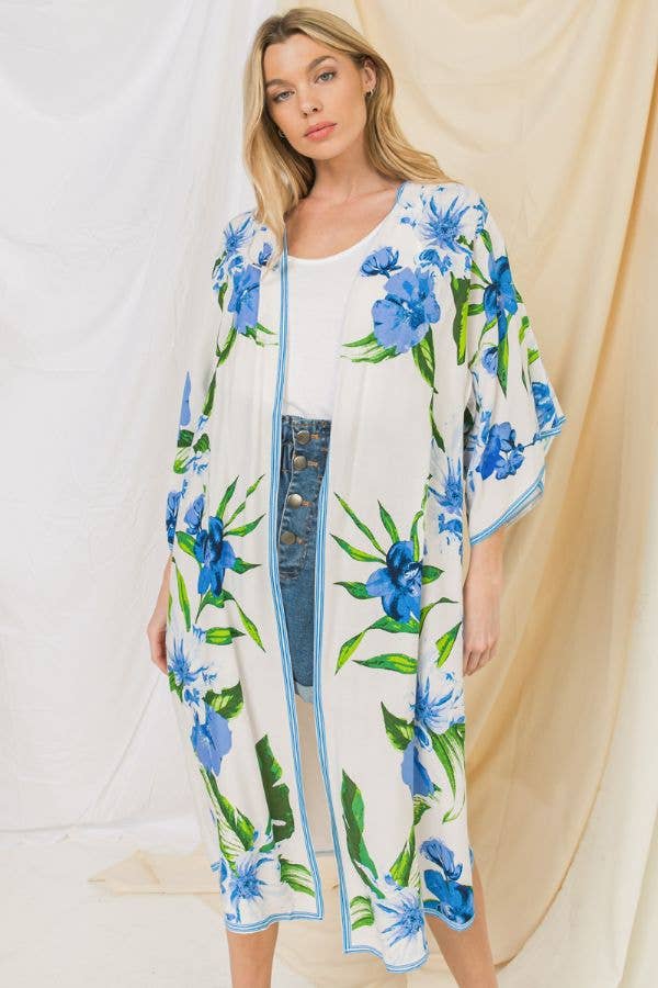 Printed Kimono