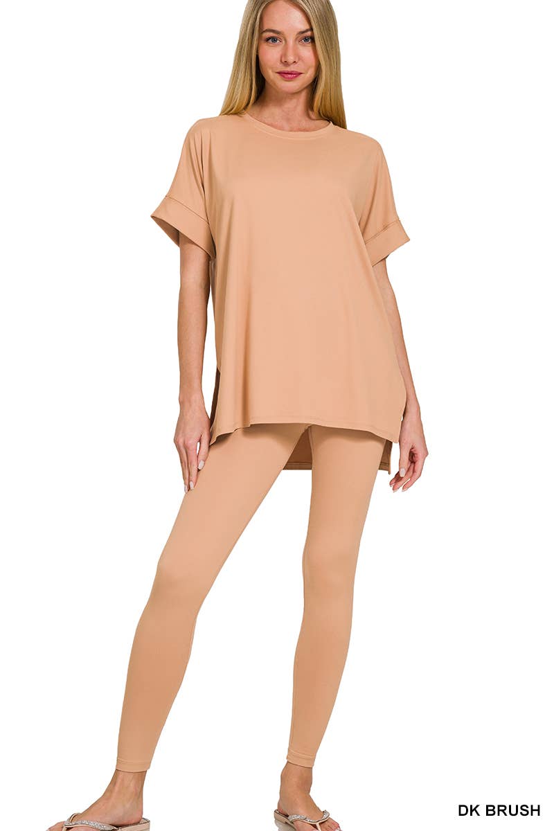 Microfiber Soft Loungewear 2pc Set - Zenana
