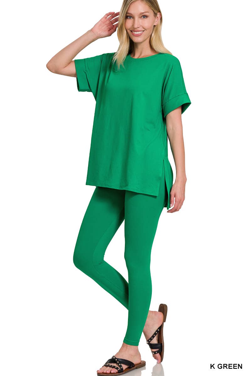 Microfiber Soft Loungewear 2pc Set - Zenana