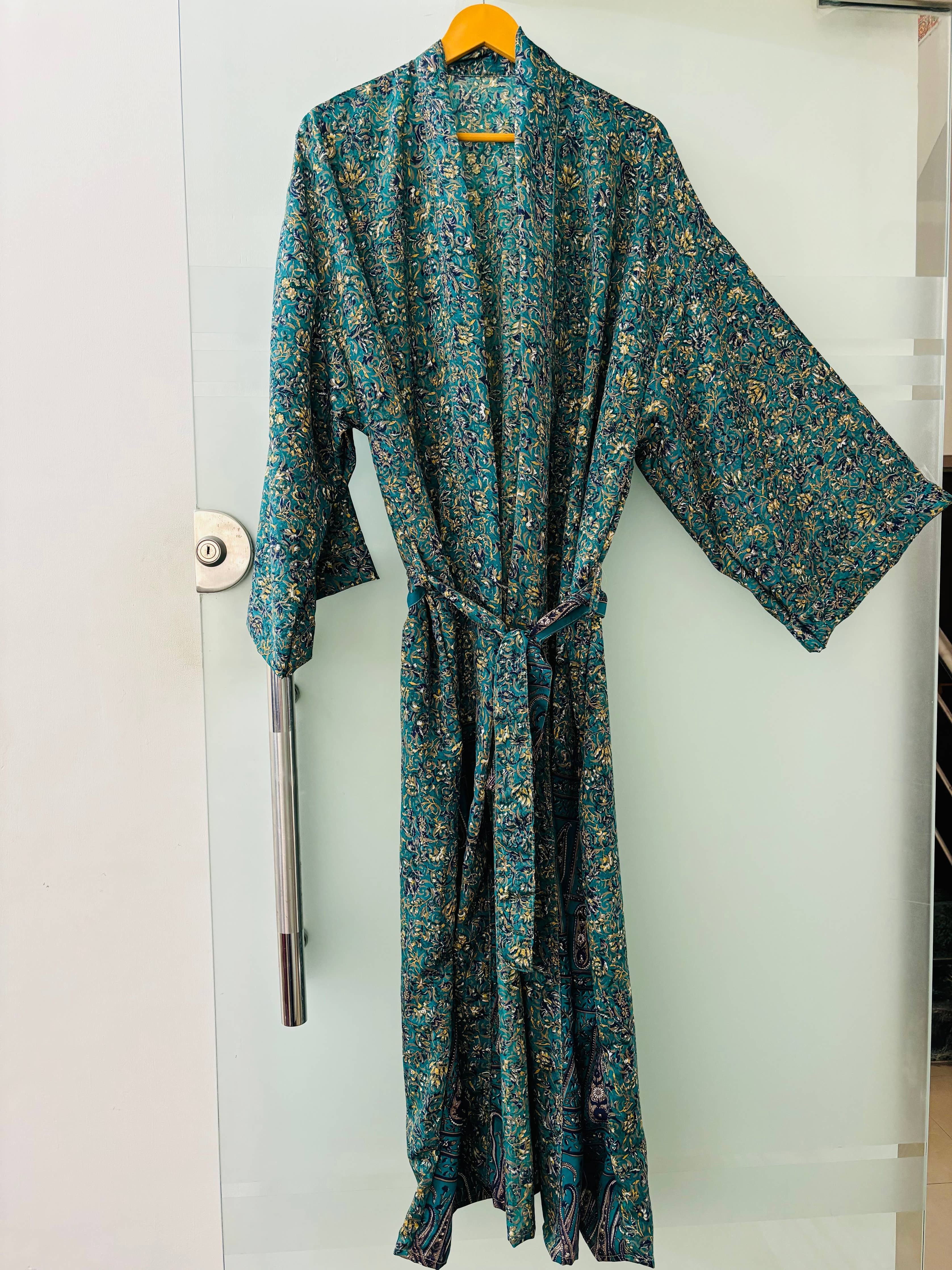 Recycled Silk kimonos for women - Body coverup