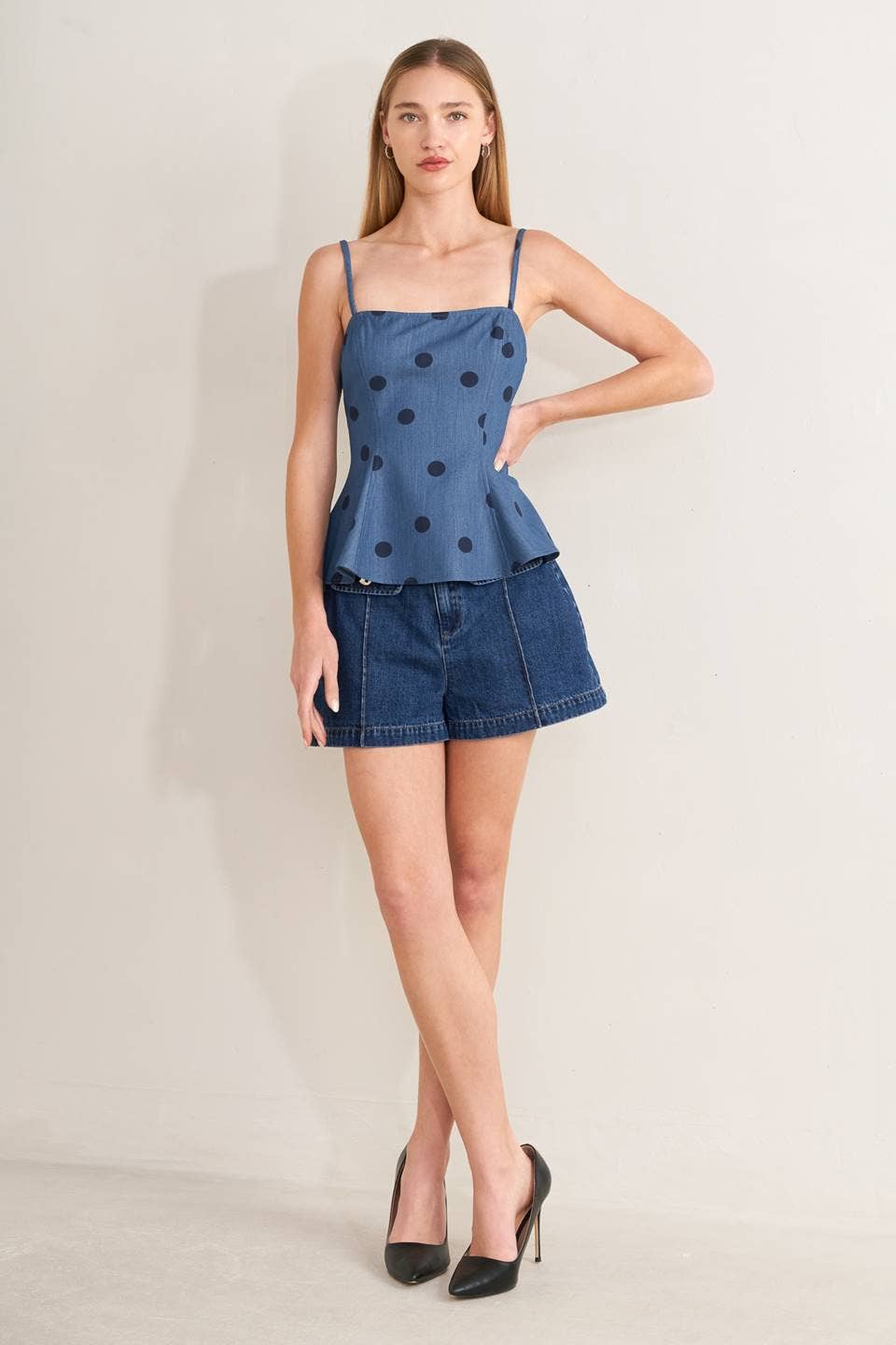 A printed woven top - FT1829B