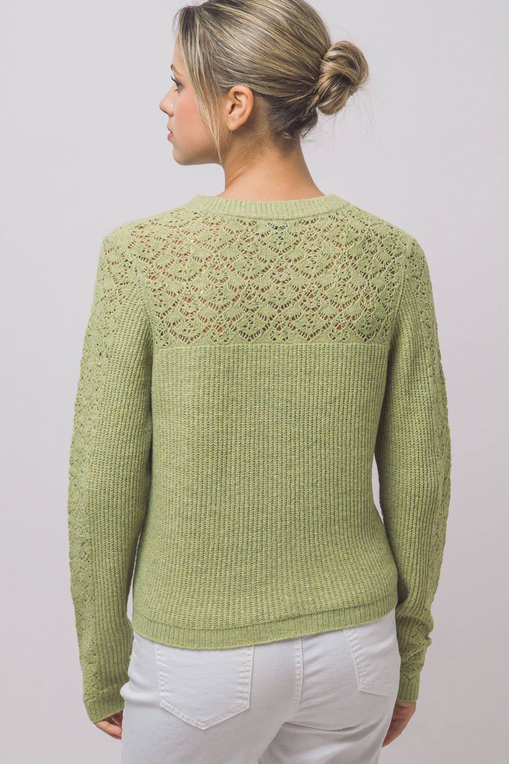 Pointelle Cardigan