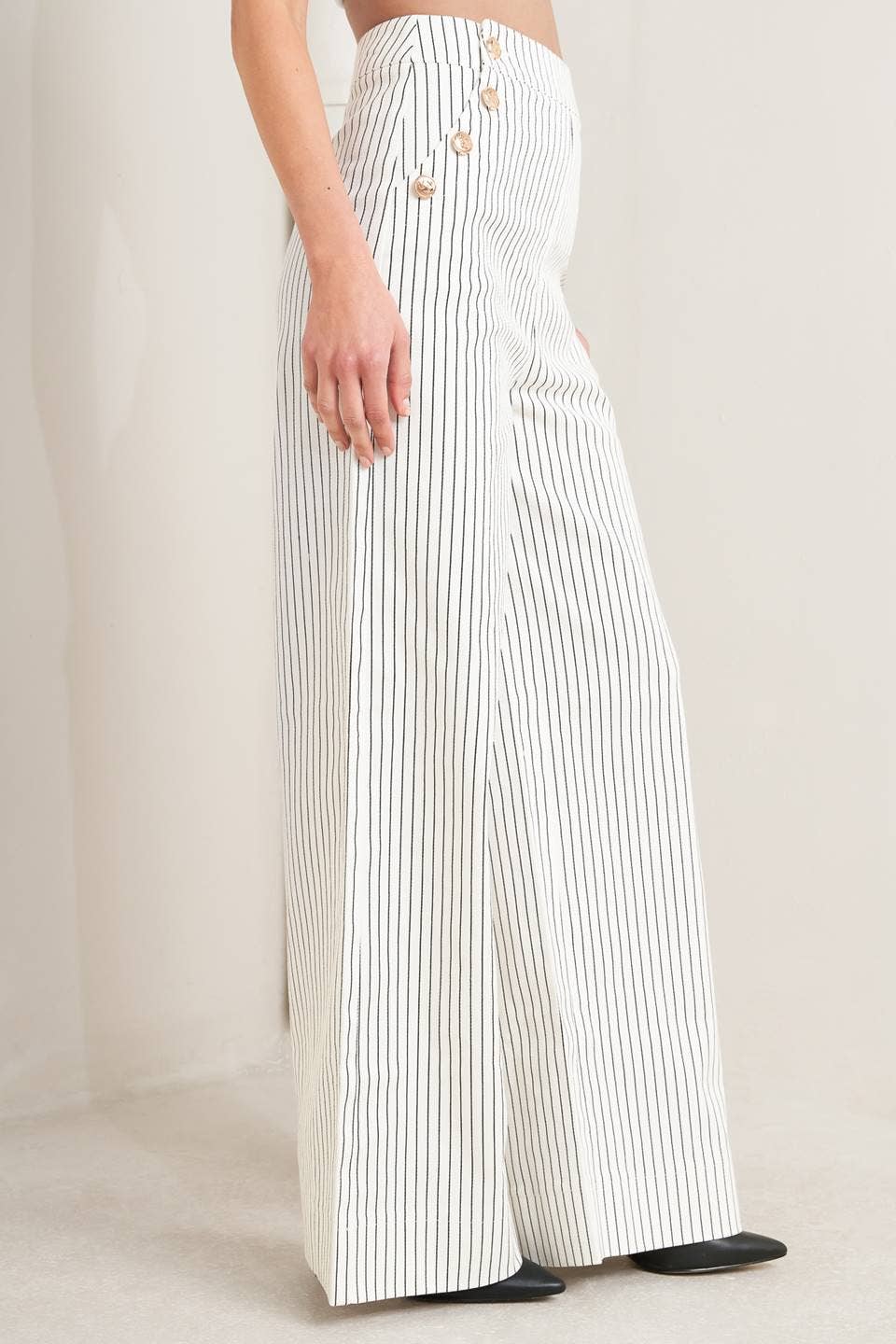 A striped woven pant - FP1861TJ
