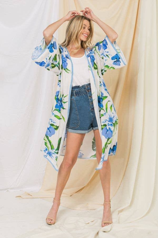 Printed Kimono