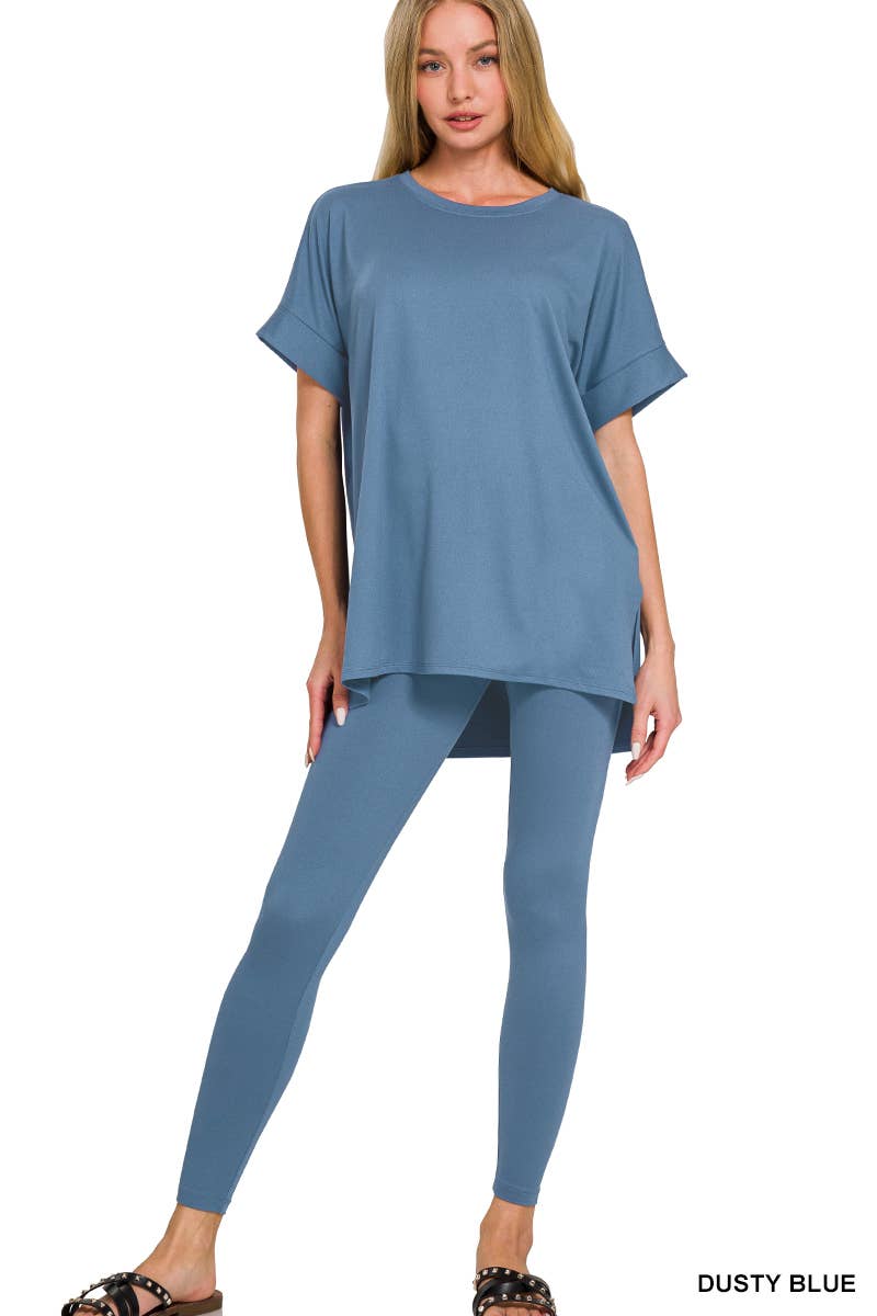 Microfiber Soft Loungewear 2pc Set - Zenana