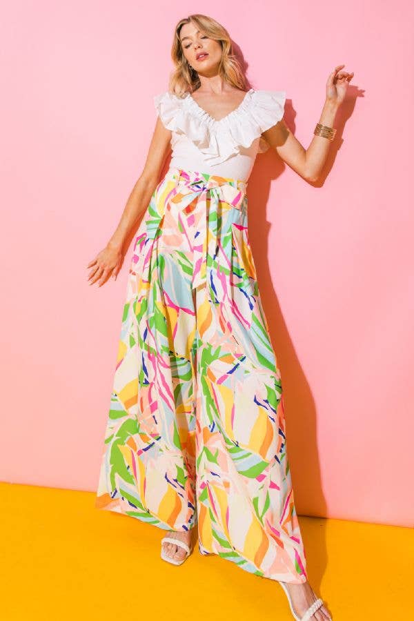 A print woven pant-IP7462-PP