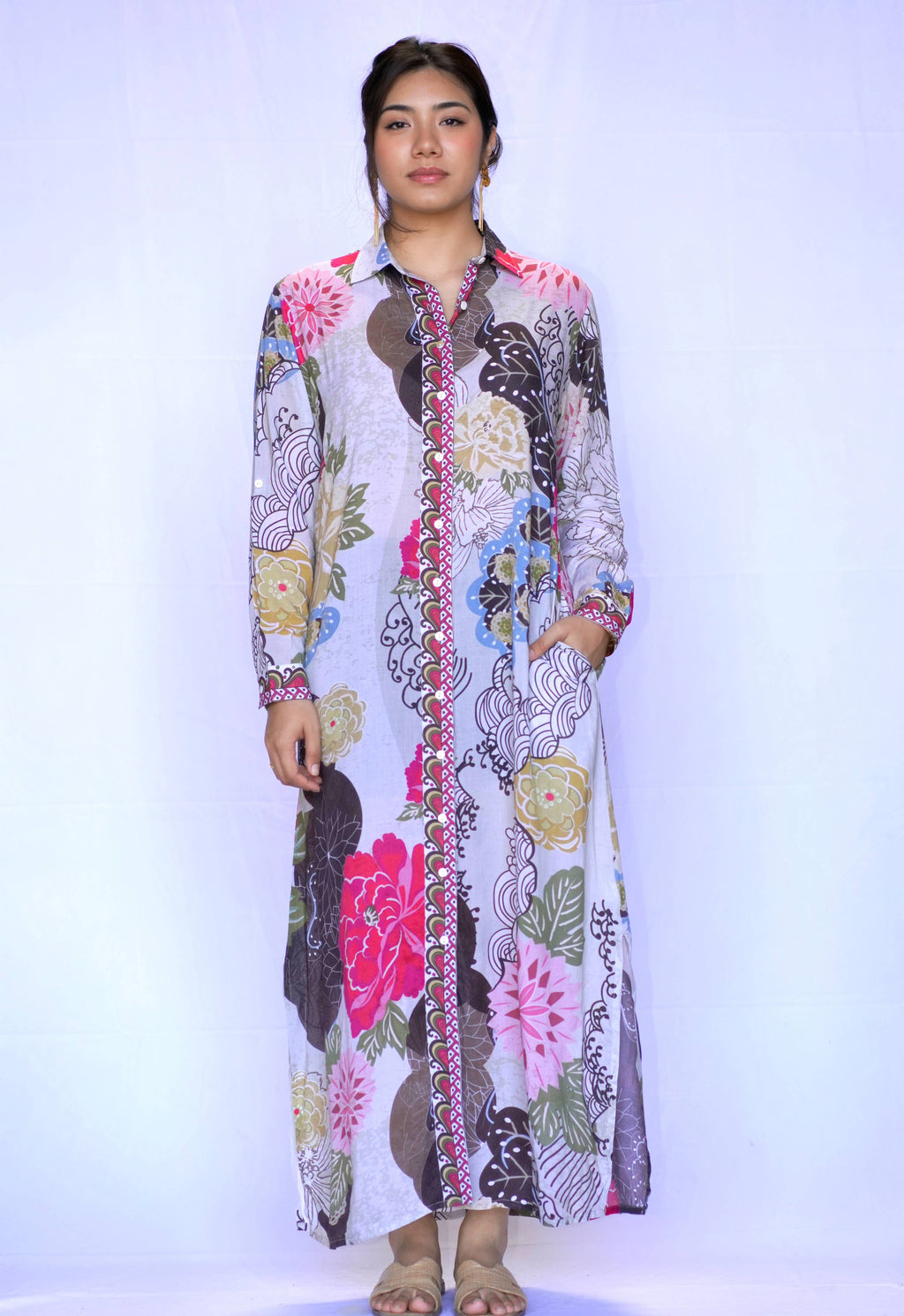 Seraphina Shirt Dress Multicolor