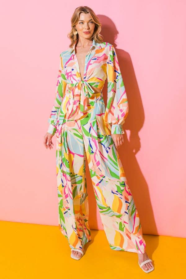 A print woven pant-IP7462-PP