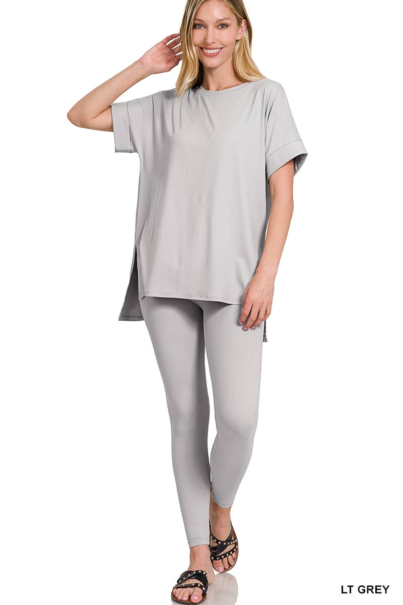 Microfiber Soft Loungewear 2pc Set - Zenana