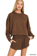 `Scuba Top & Dolphin Shorts 2PC Set Zenana