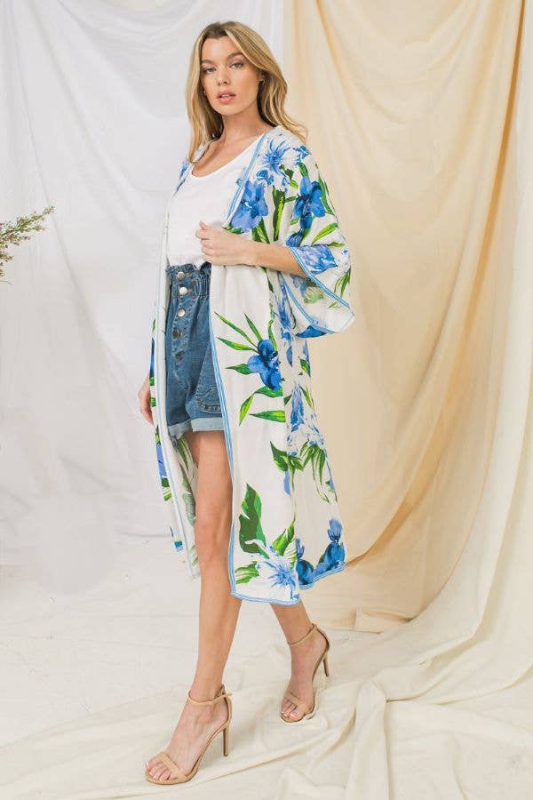 Printed Kimono