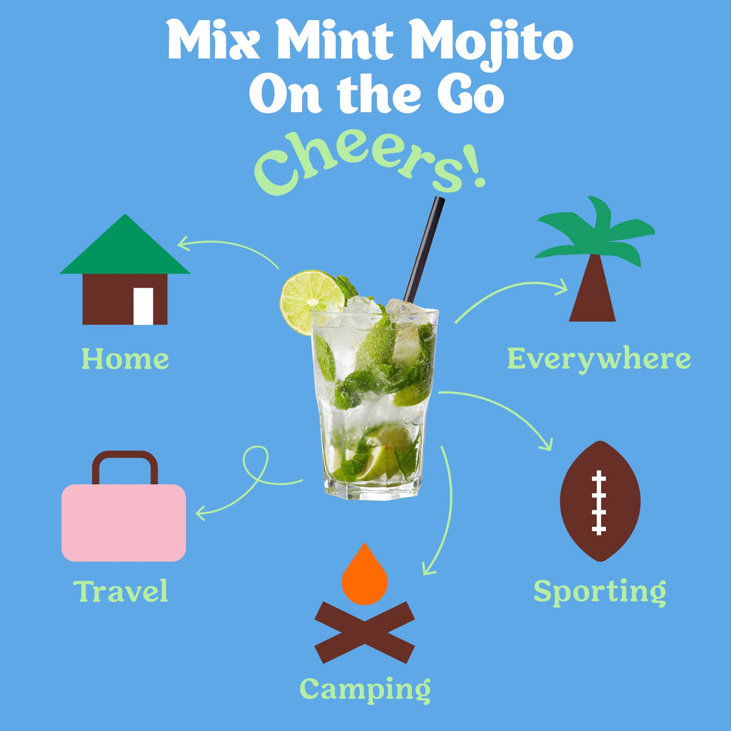 Mint Mojito Cocktail / Mocktail Mixer - 24ct Caddy