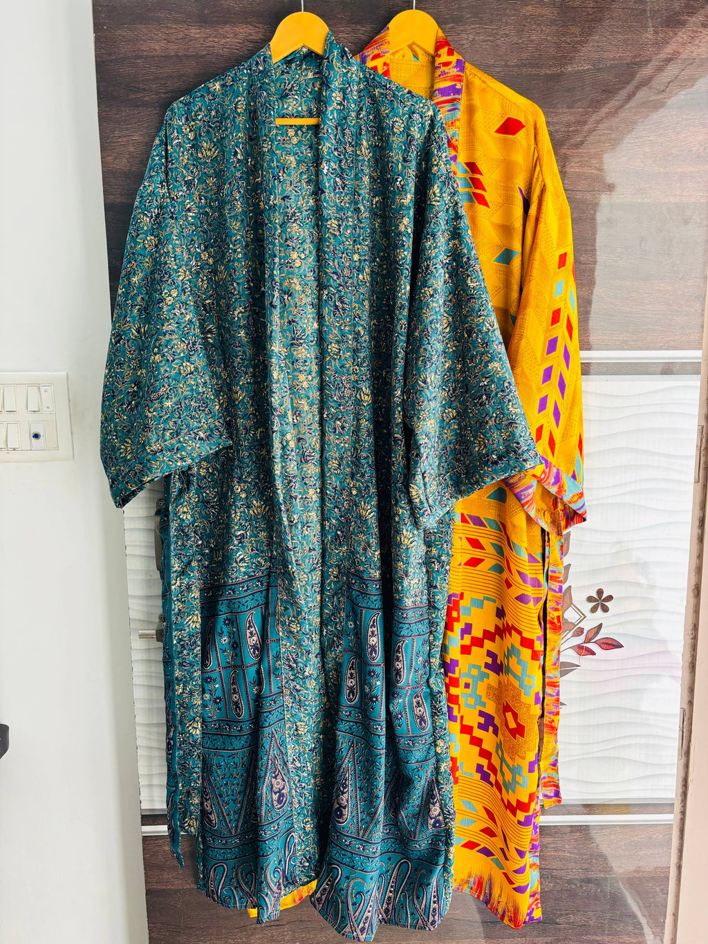 Recycled Silk kimonos for women - Body coverup