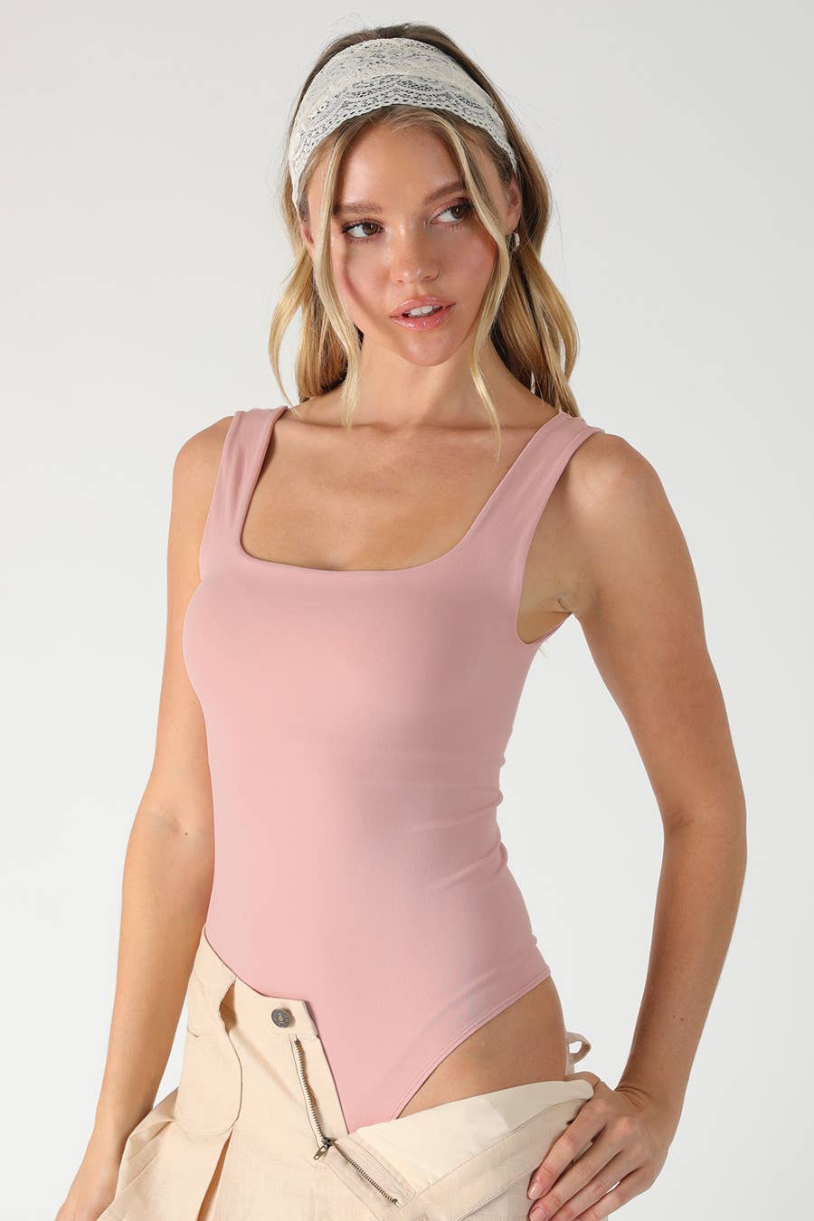 NIKI BIKI Square Neck Bodysuit