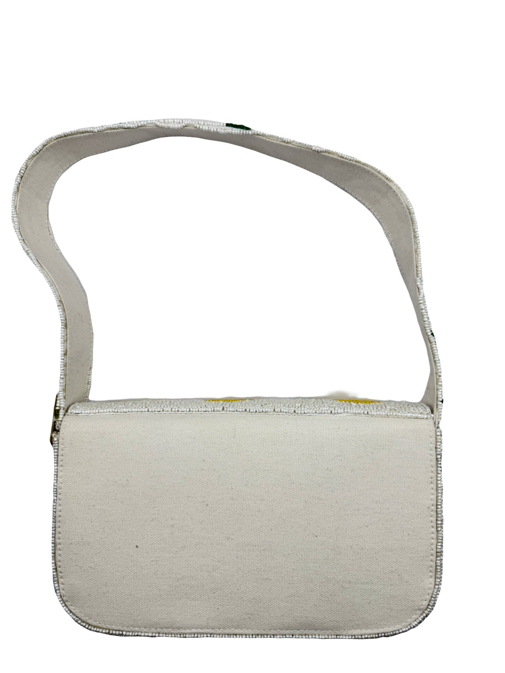 Limes Single Sided Beaded Shoulder Bag
