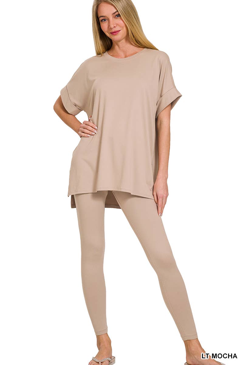 Microfiber Soft Loungewear 2pc Set - Zenana