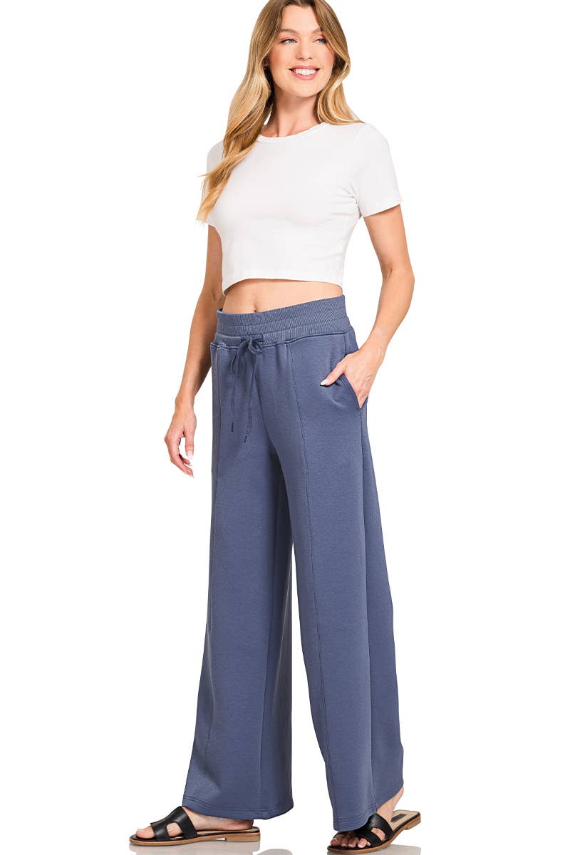 Scuba Collared Pullover & Pants Set SI-29801 Zenana
