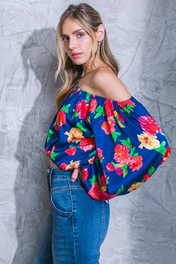 A printed woven top - IT12551