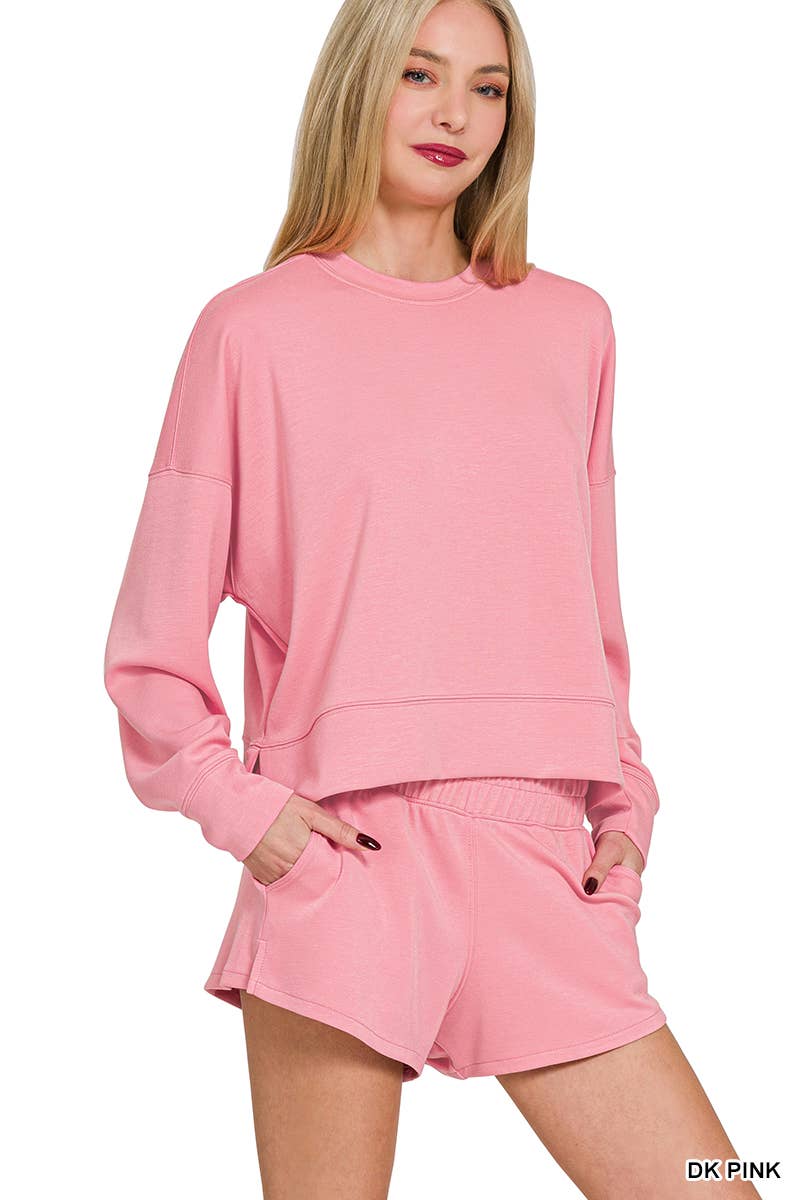 `Scuba Top & Dolphin Shorts 2PC Set Zenana
