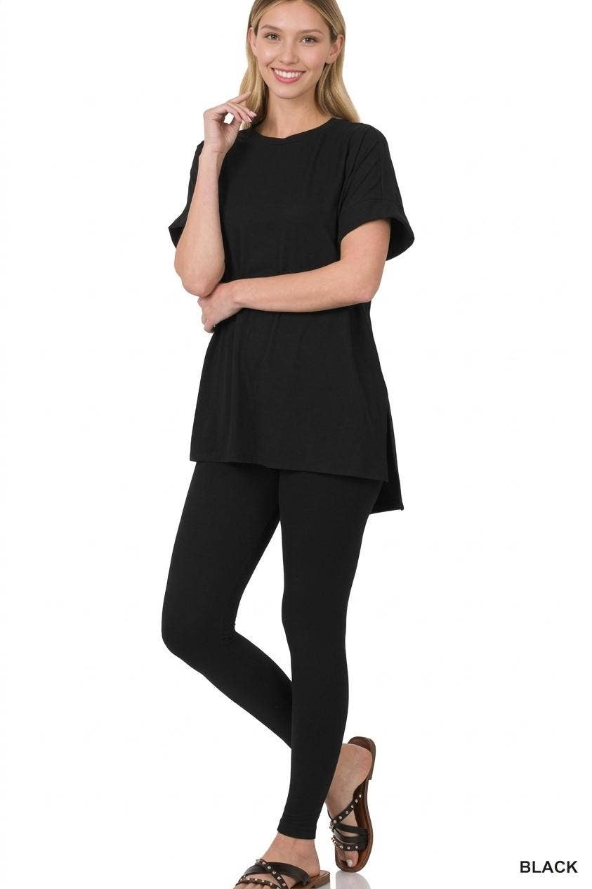 Microfiber Soft Loungewear 2pc Set - Zenana