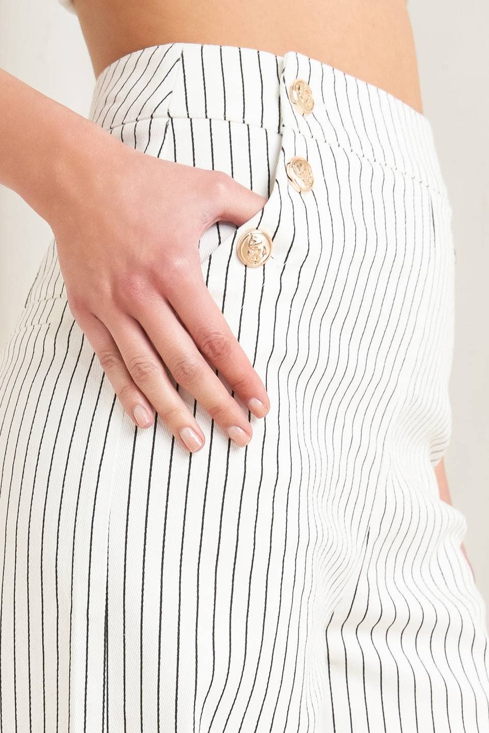 A striped woven pant - FP1861TJ