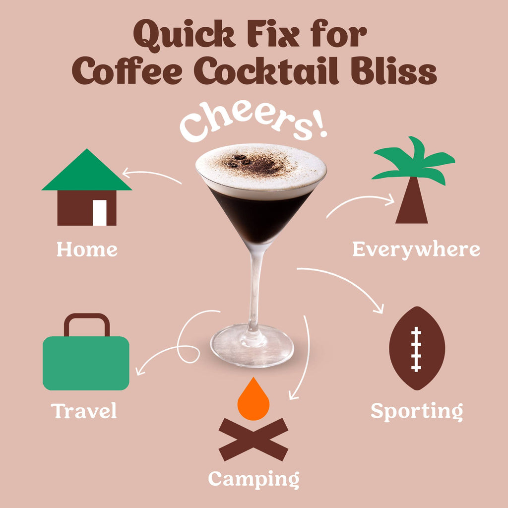 Espresso Martini Cocktail / Mocktail Mixer - 24ct Caddy
