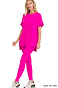 Microfiber Soft Loungewear 2pc Set - Zenana