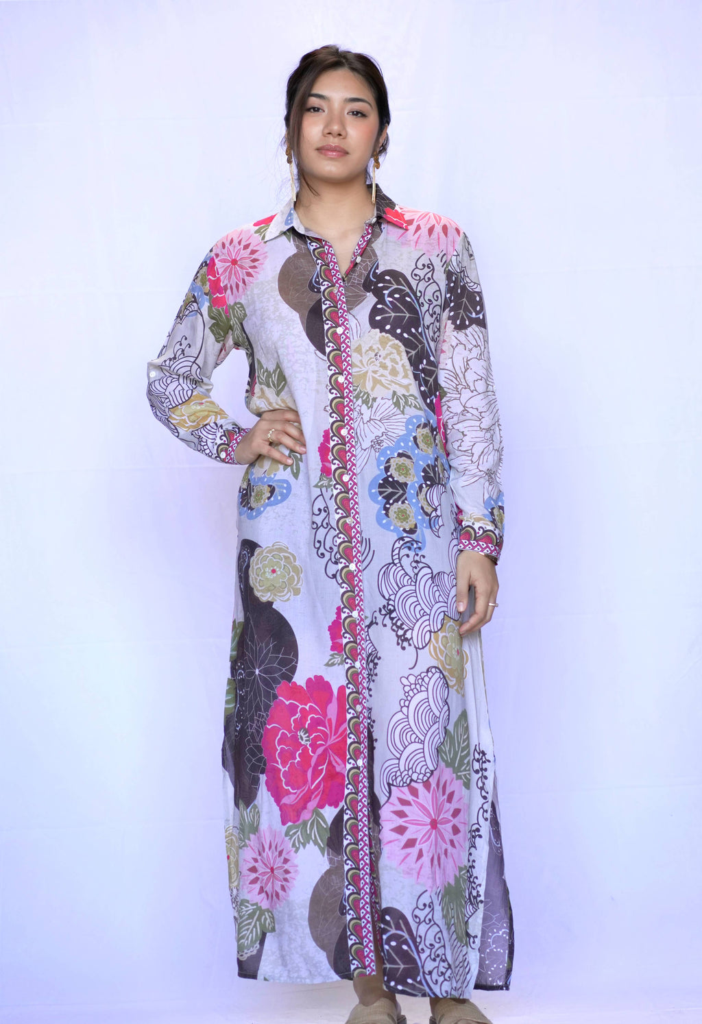 Seraphina Shirt Dress Multicolor