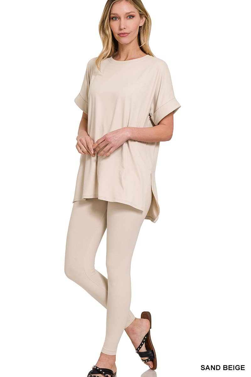 Microfiber Soft Loungewear 2pc Set - Zenana