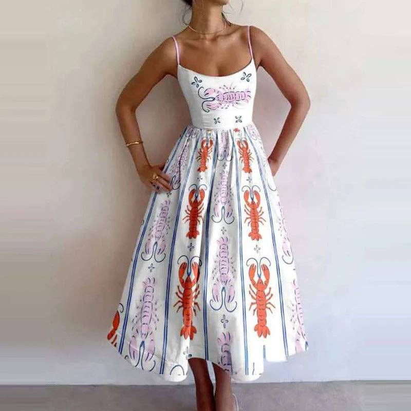 Elegant Floral Maxi Dress for Women
