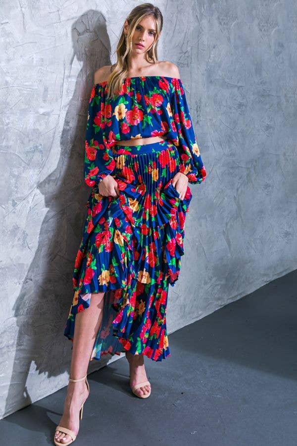 A printed woven top - IT12551