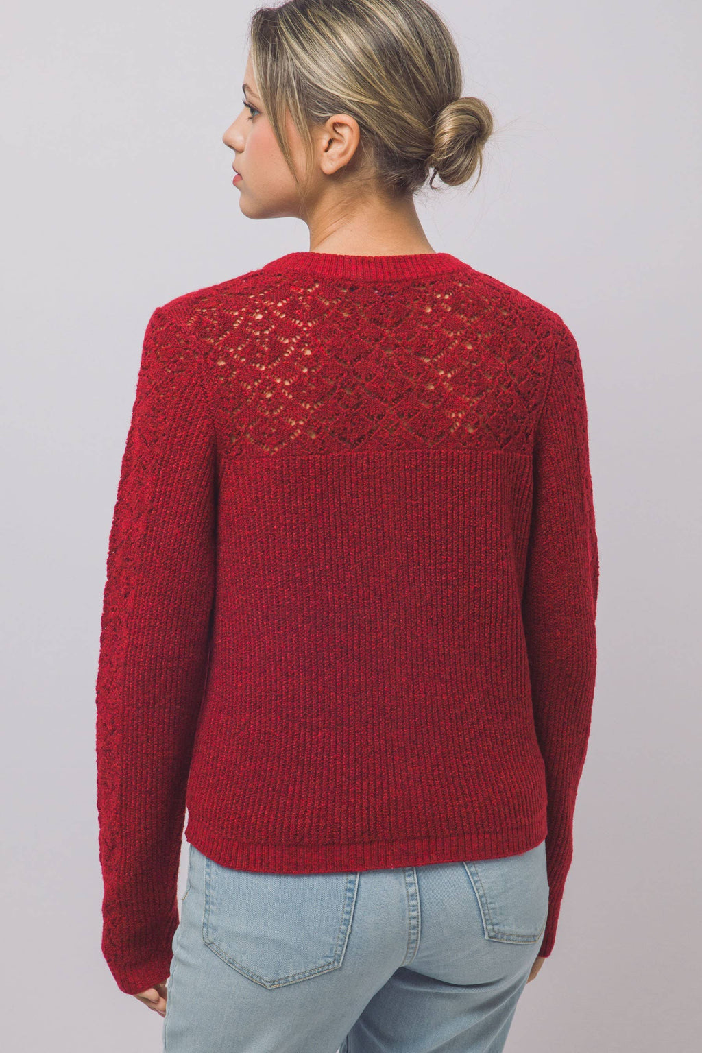 Pointelle Cardigan