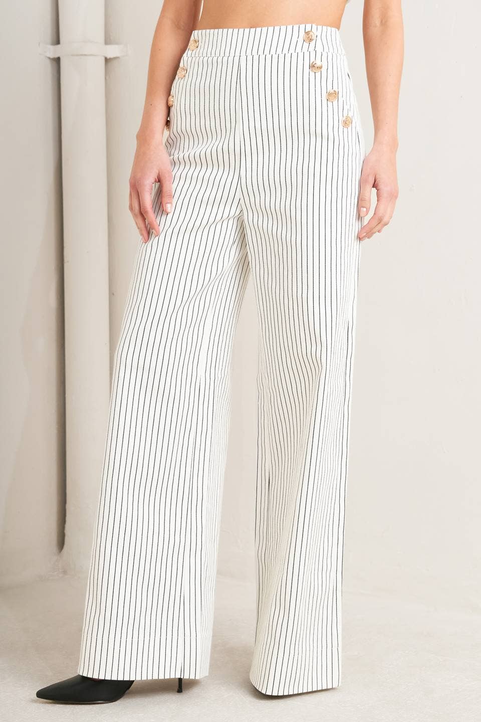 A striped woven pant - FP1861TJ