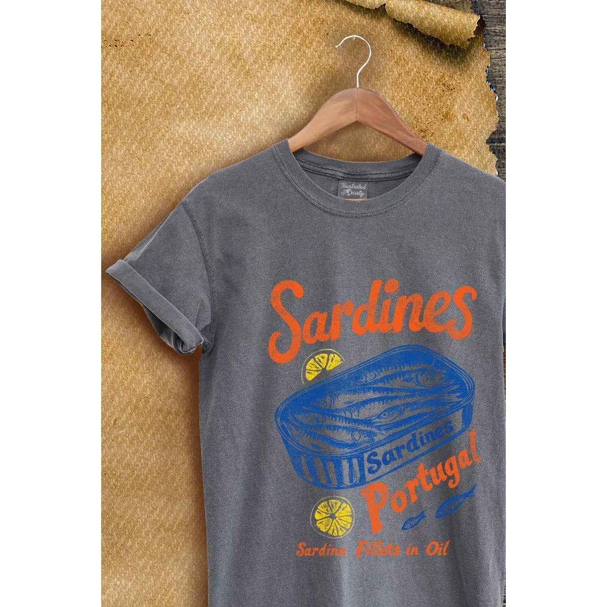 SARDINES PORTUGAL GRAPHIC VINTAGE  GRAPHIC TEE
