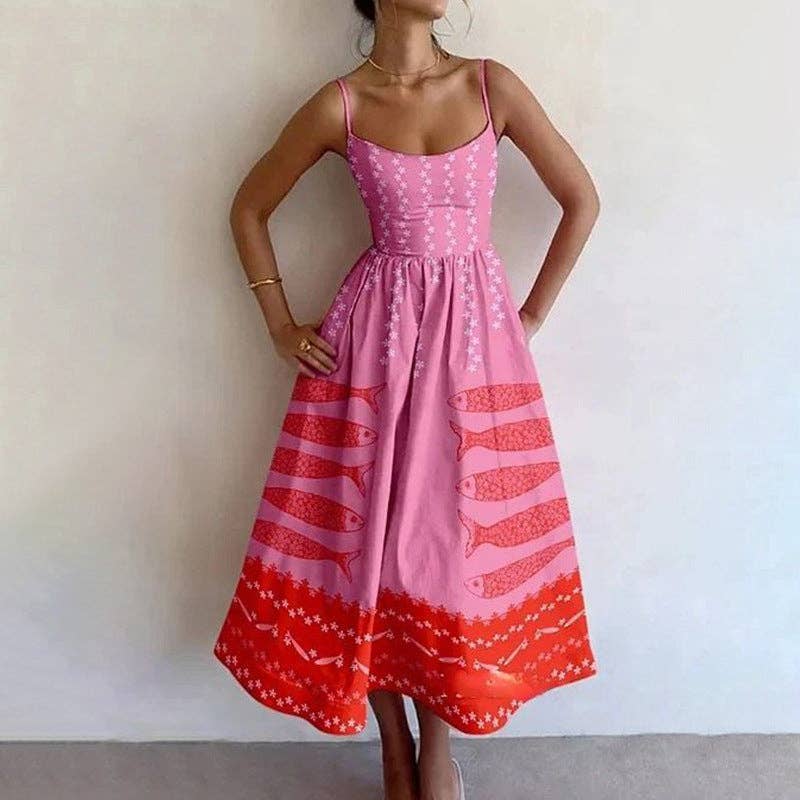 Elegant Floral Maxi Dress for Women
