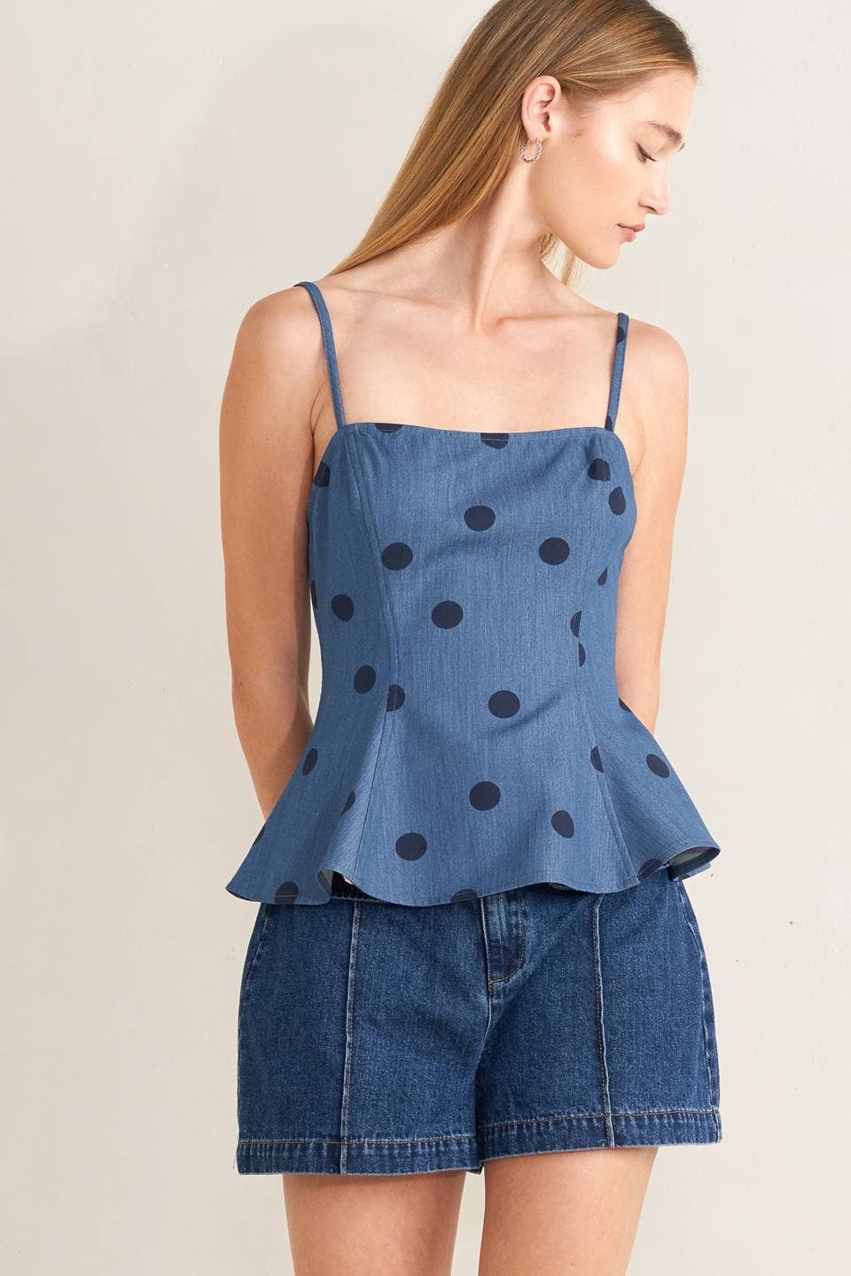 A printed woven top - FT1829B