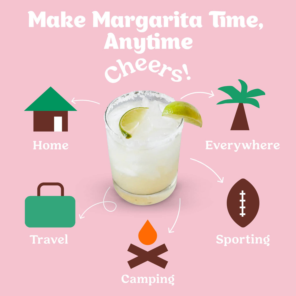 Classic Margarita Cocktail / Mocktail Mixer - 24ct Caddy