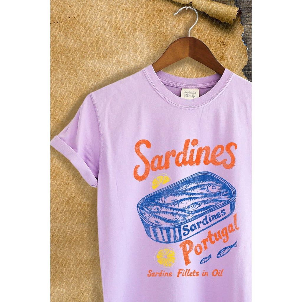 SARDINES PORTUGAL GRAPHIC VINTAGE  GRAPHIC TEE