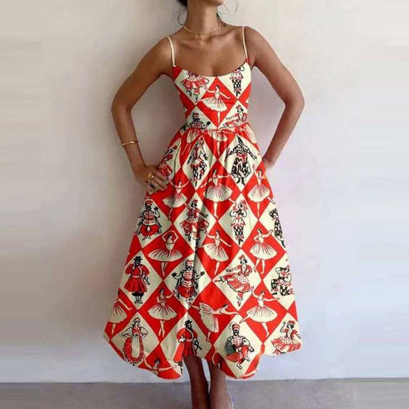 Elegant Floral Maxi Dress for Women