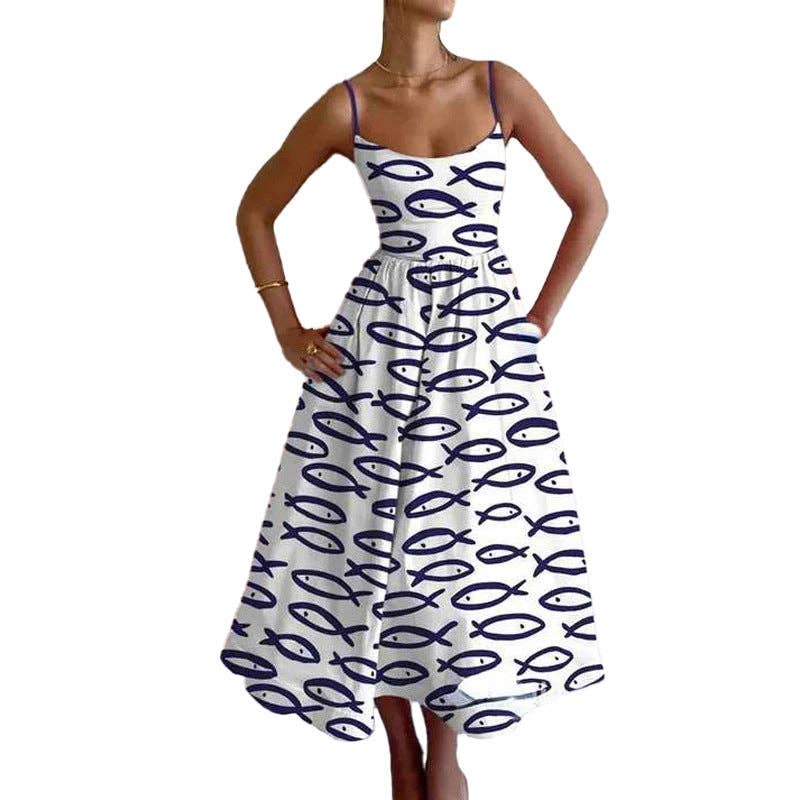 Elegant Floral Maxi Dress for Women