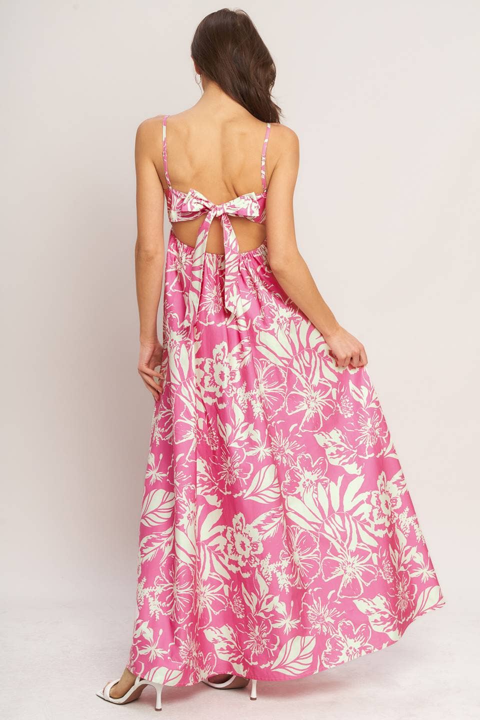 A printed woven maxi dress - ID23327