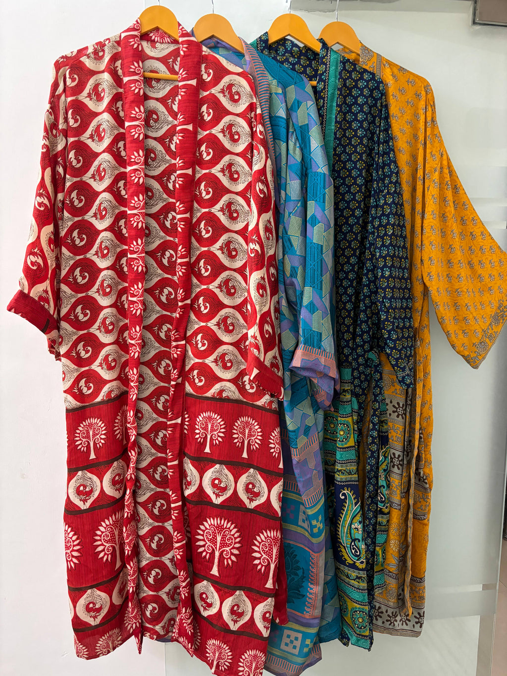 Recycled Silk kimonos for women - Body coverup