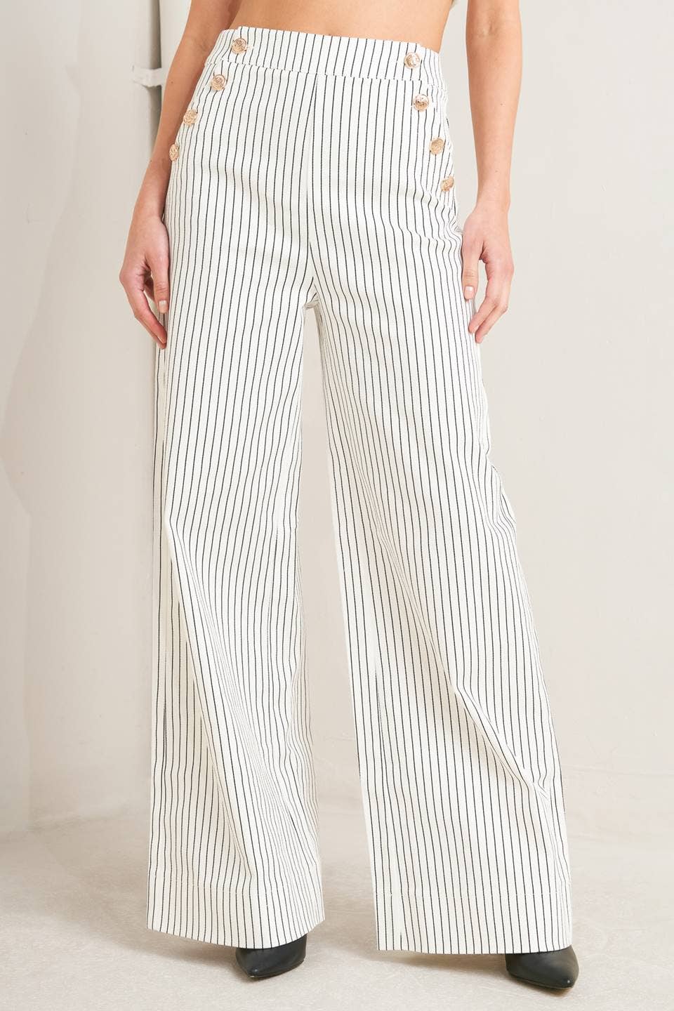 A striped woven pant - FP1861TJ