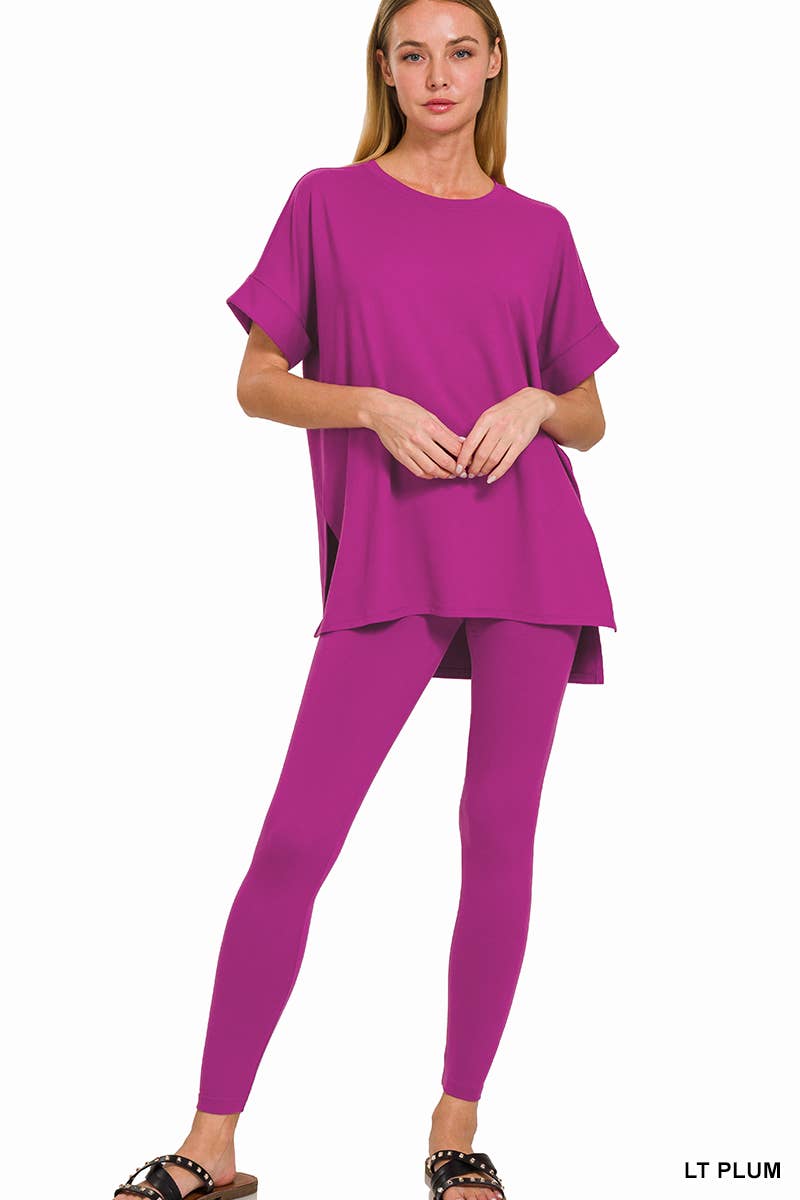 Microfiber Soft Loungewear 2pc Set - Zenana