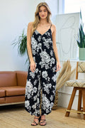 Floral Knit Jumpsuit