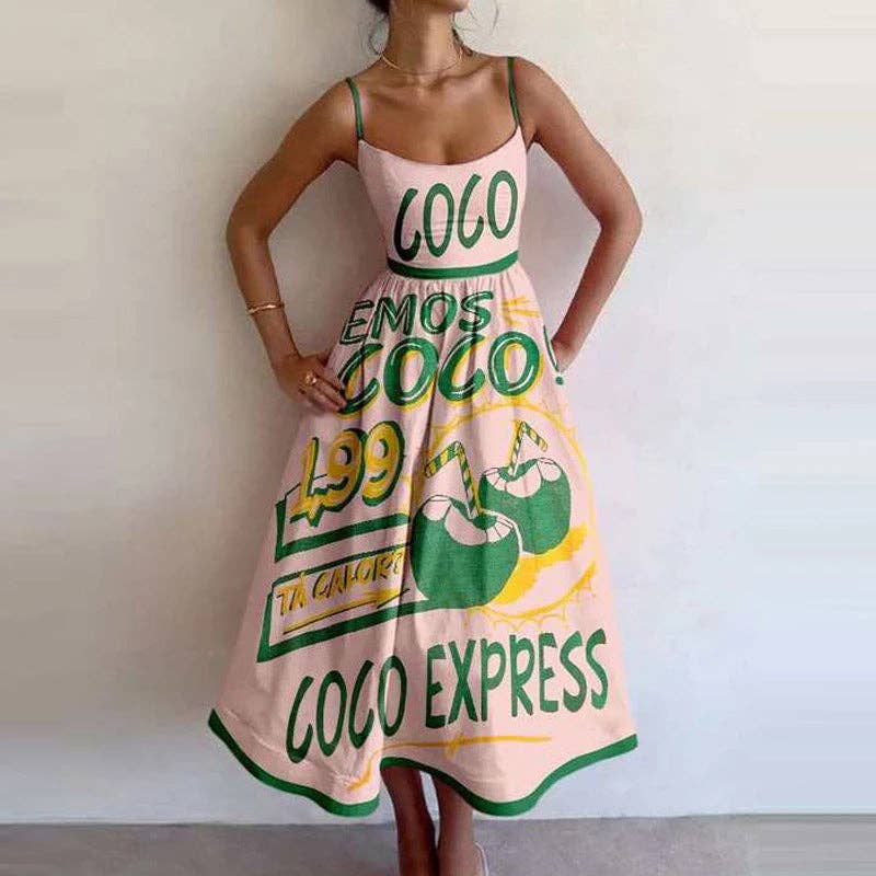Elegant Floral Maxi Dress for Women