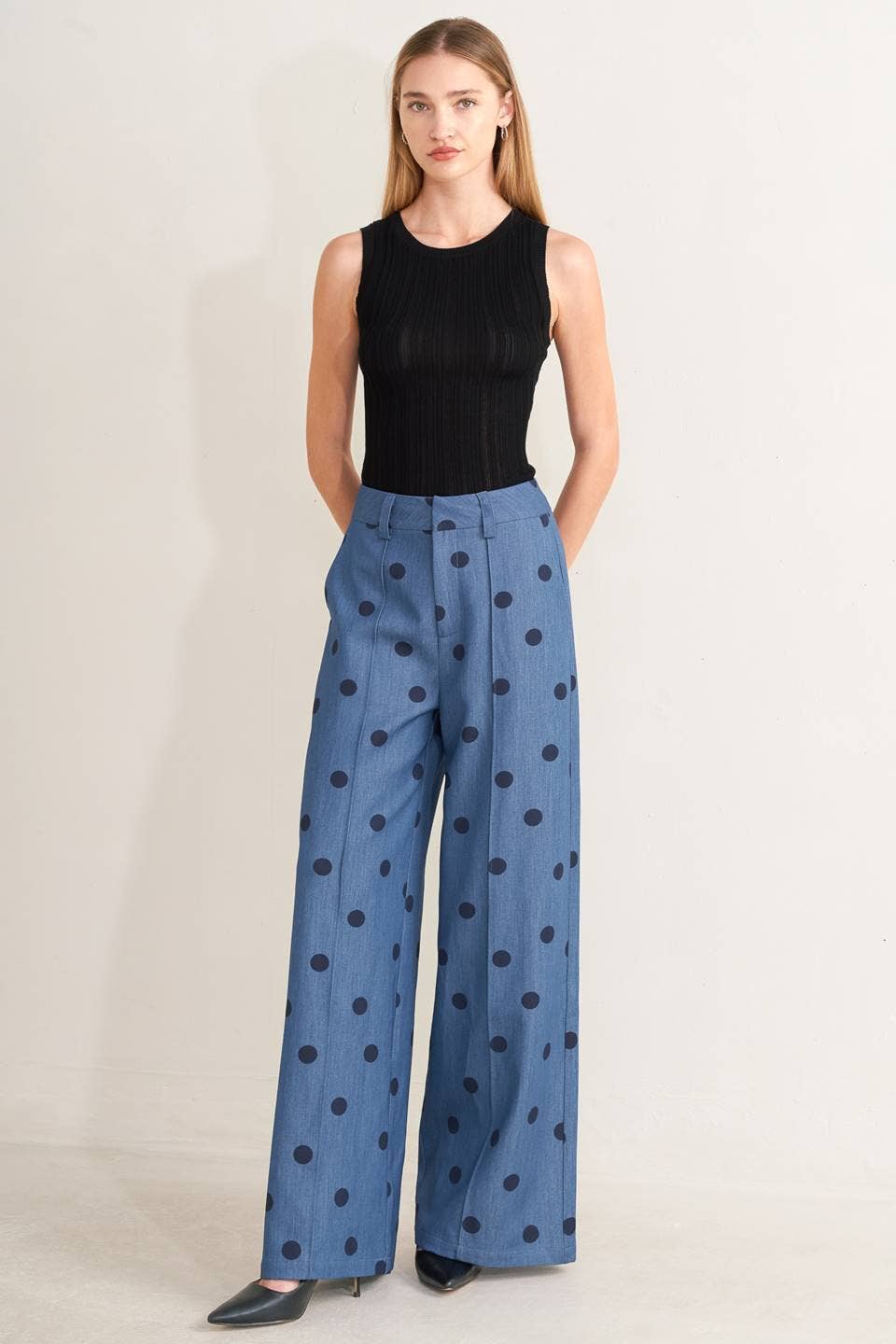 A printed woven pant - FP1947T